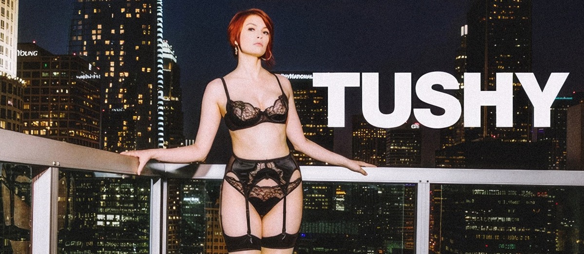 Bree Daniels: Pushing His Limits (Tushy, 2018) Ginger Redhead Natural Black Lingerie Luxure