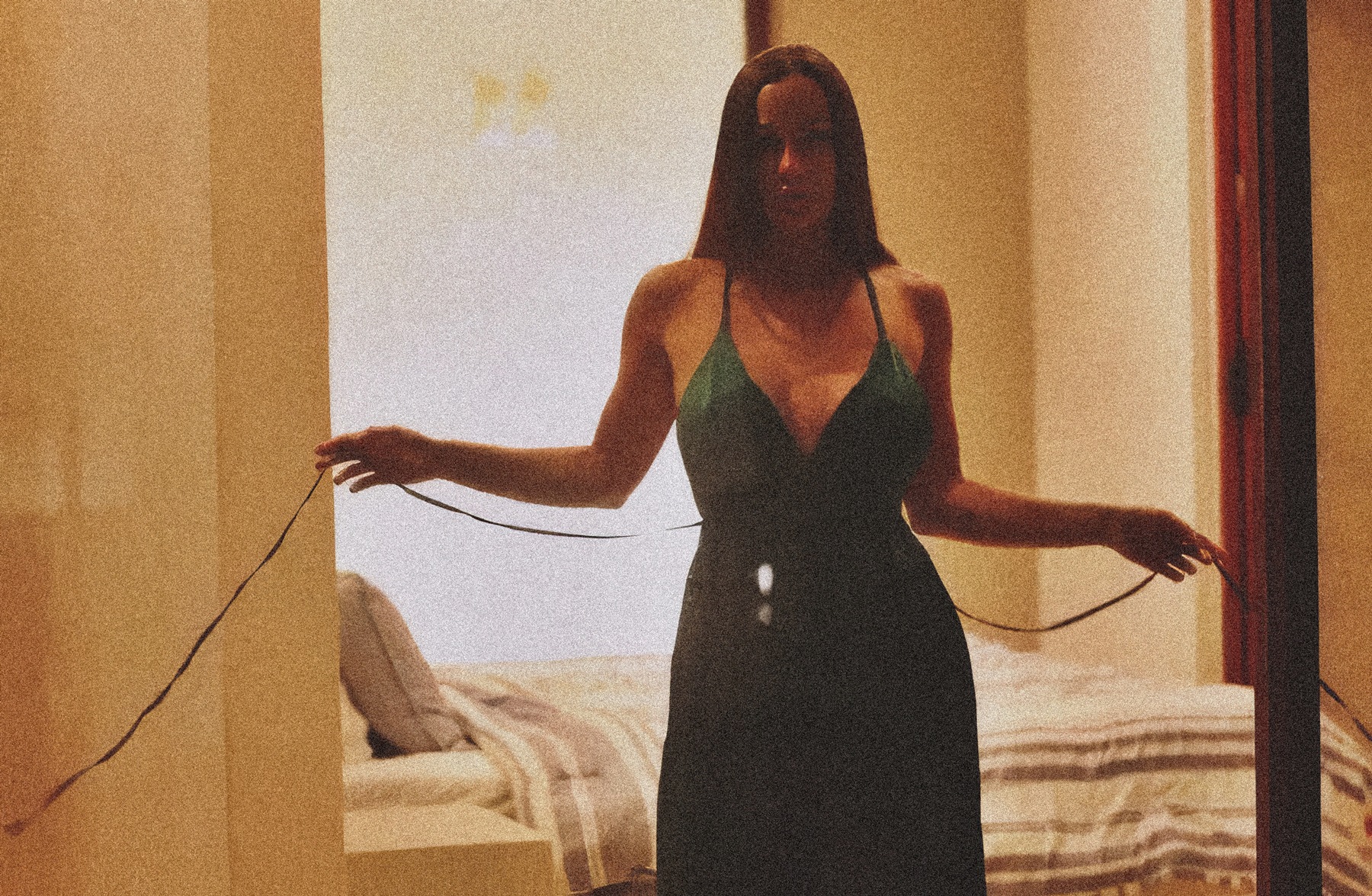 Abigail Mac at 37 Years Old Birthday as Selfie Hotwife Night Dress Bedroom (2025)