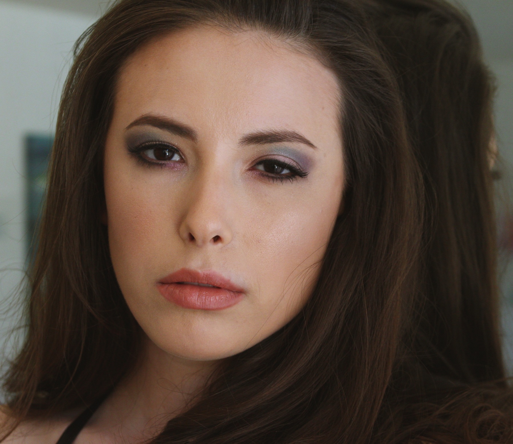 Casey Calvert at 27 Years Old, Detail Face: Psychotic Behavior (Evil Angel, 2017)