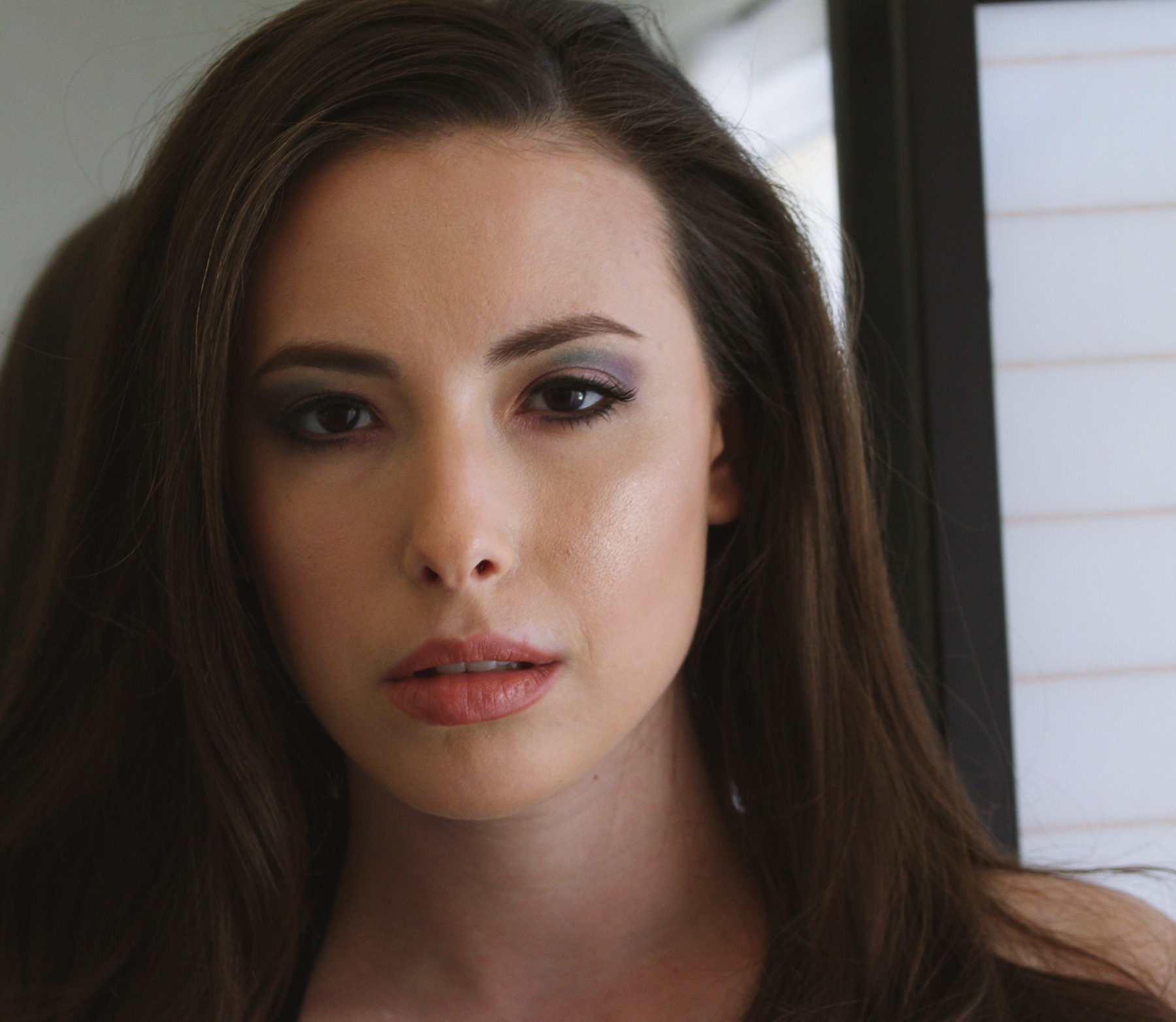 Casey Calvert at 27 Years Old, Detail Face: Psychotic Behavior (Evil Angel, 2017)