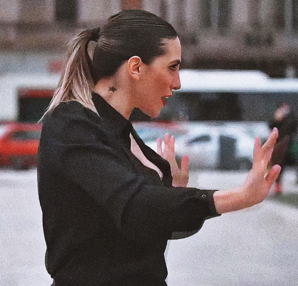 Cinthia Fernandez at 32 Years Old: Black Sexy Dress and Stocking Fishnet Lingerie (Argentine National Congress, 2021)