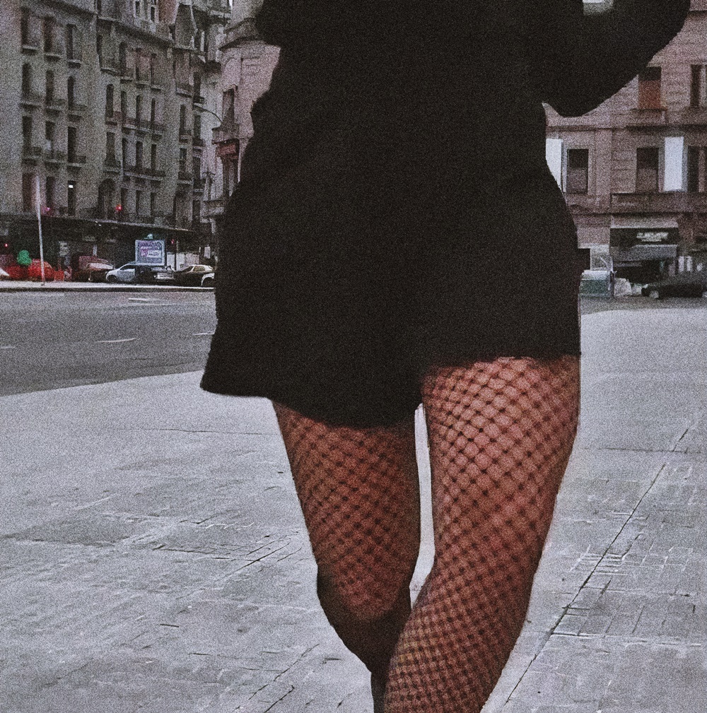 Cinthia Fernandez at 32 Years Old: Black Sexy Dress and Stocking Fishnet Lingerie (Argentine National Congress, 2021)