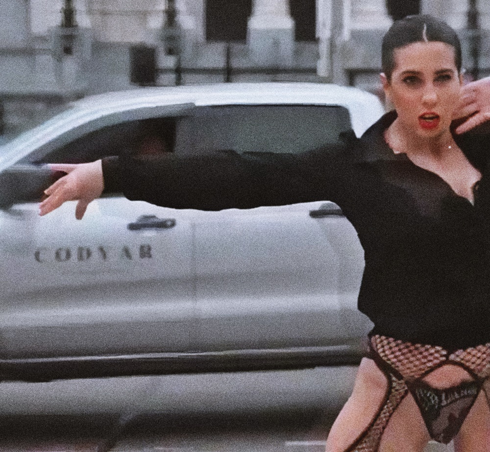 Cinthia Fernandez at 32 Years Old: Black Sexy Dress and Stocking Fishnet Lingerie (Argentine National Congress, 2021)