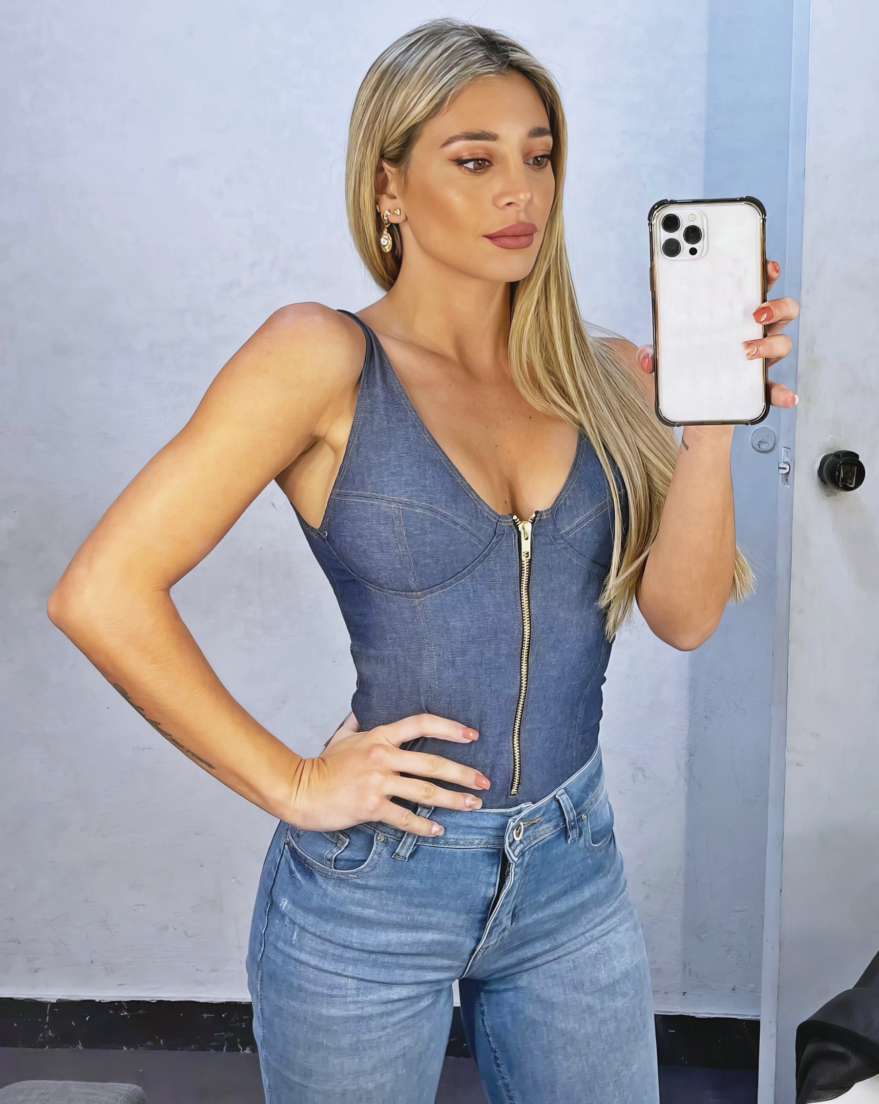 Sol Perez at 30 Years Old as Erotic Model Blonde Bombshell Argentina (2024)