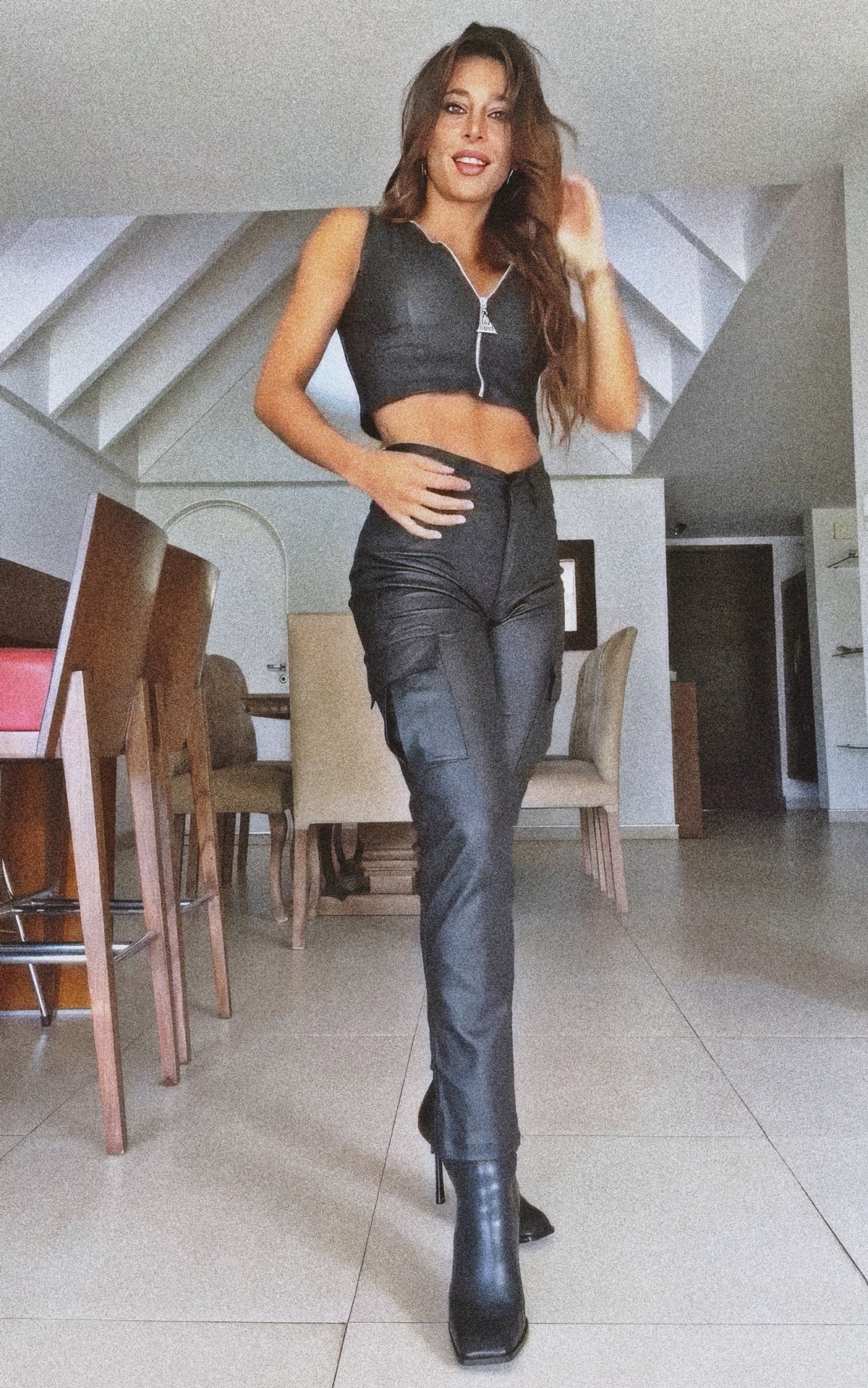 Sol Perez at 32 Years Old: Black Underwears Brunette MILF Bombshell Body (2025) Busty Blonde Argentina Almost Porn