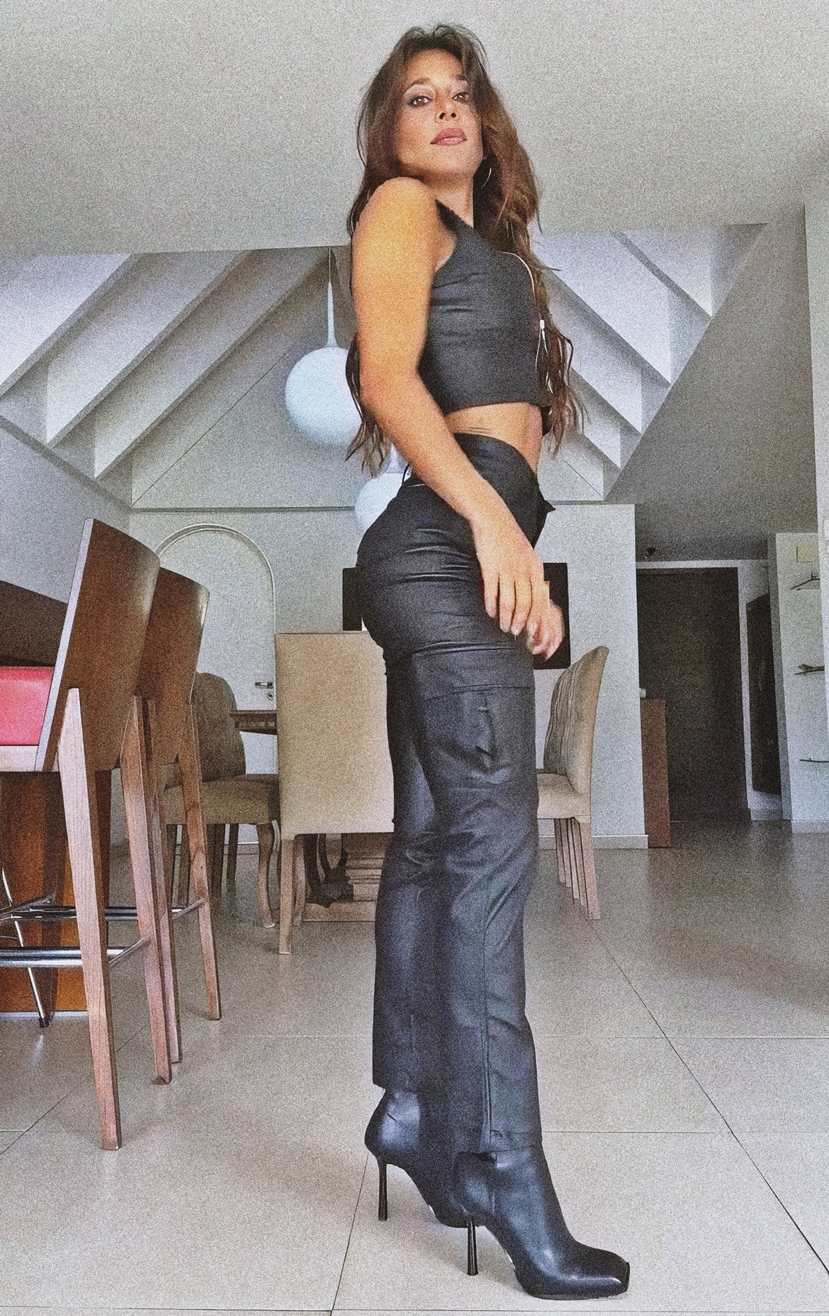 Sol Perez at 32 Years Old: Black Underwears Brunette MILF Bombshell Body (2025) Busty Blonde Argentina Almost Porn