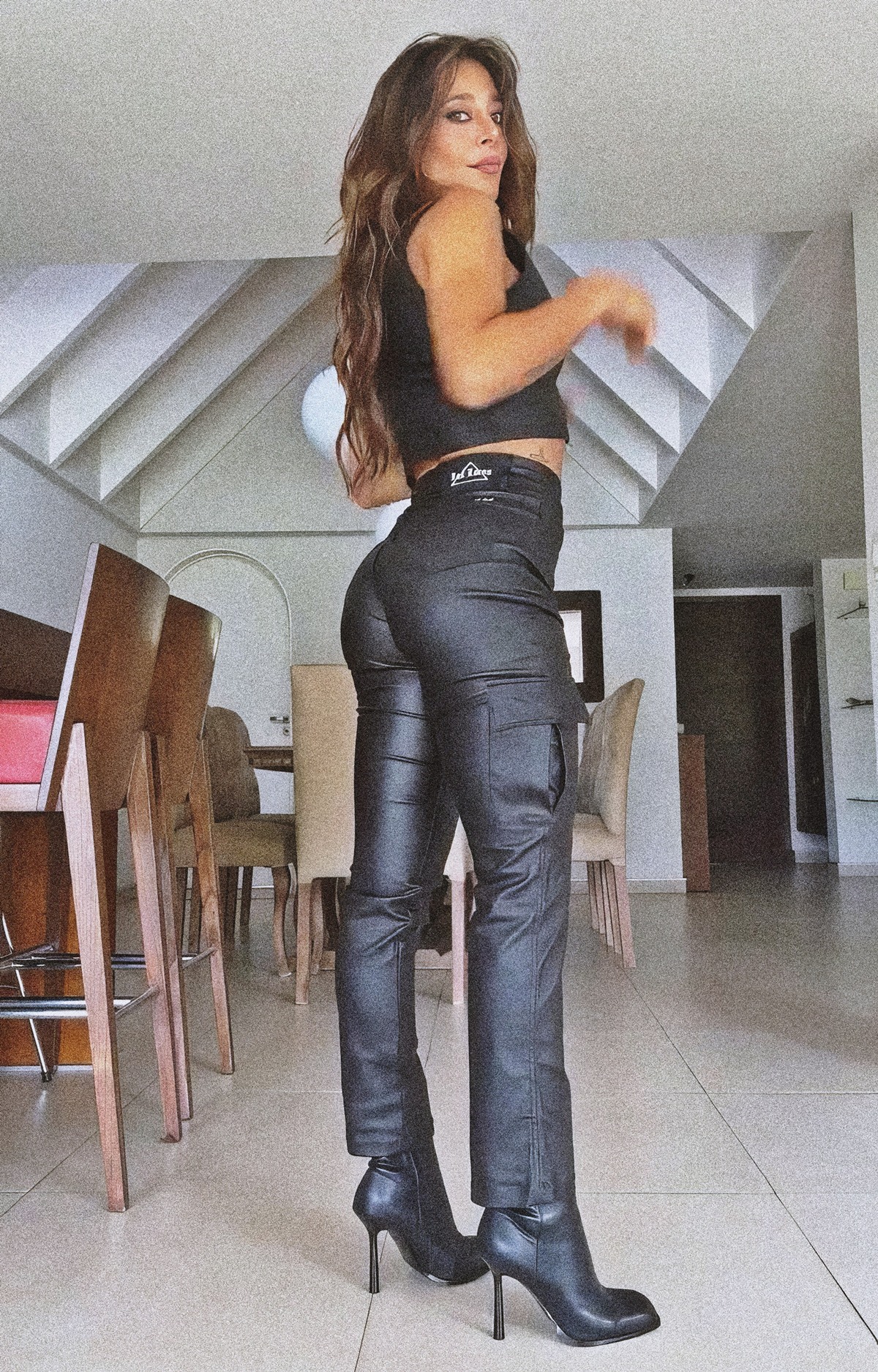 Sol Perez at 32 Years Old: Black Underwears Brunette MILF Bombshell Body (2025) Busty Blonde Argentina Almost Porn