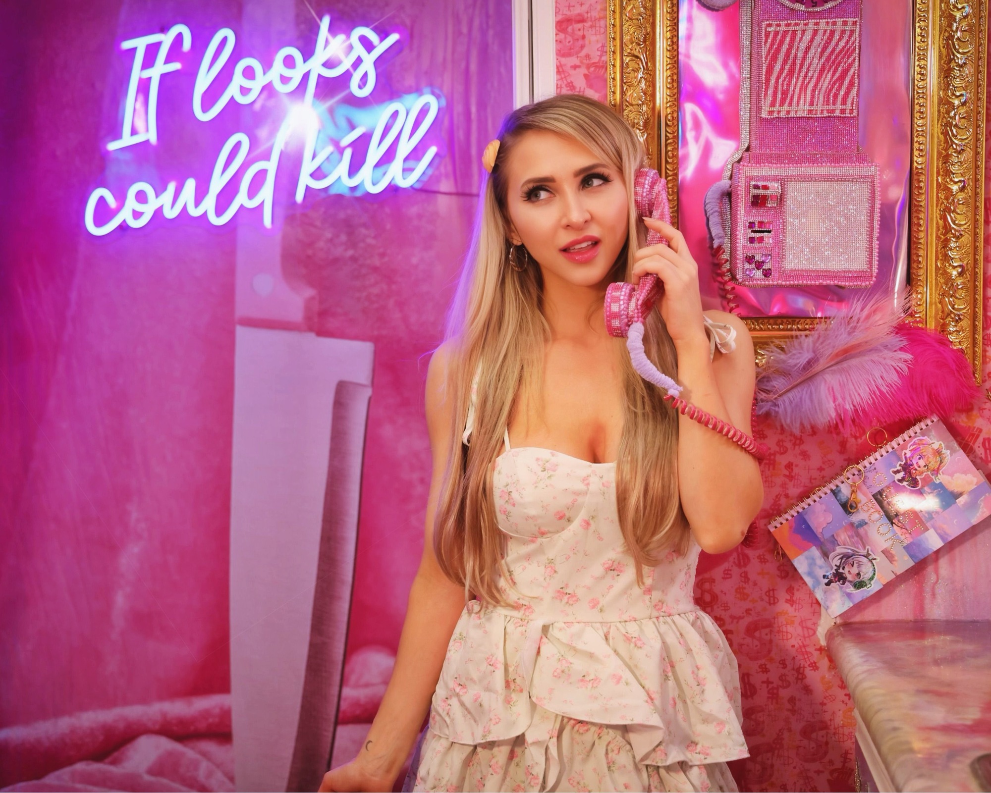 Alix Lynx at 35 Years Old Blonde Slender Bombshell as Erotic Centerfold (2025)