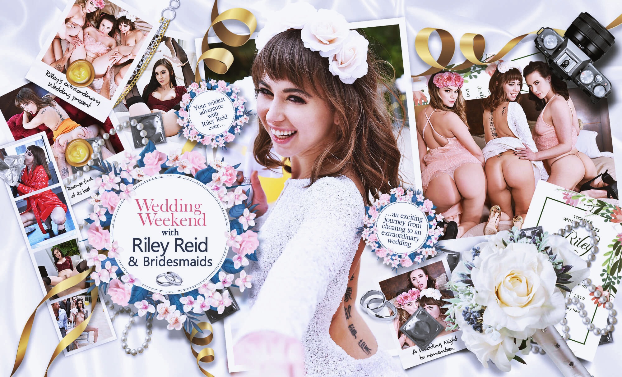 Riley Reid at 32 Years Old: Wedding Weekend with Riley Reid & Bridesmaids (LifeSelector, 2022)