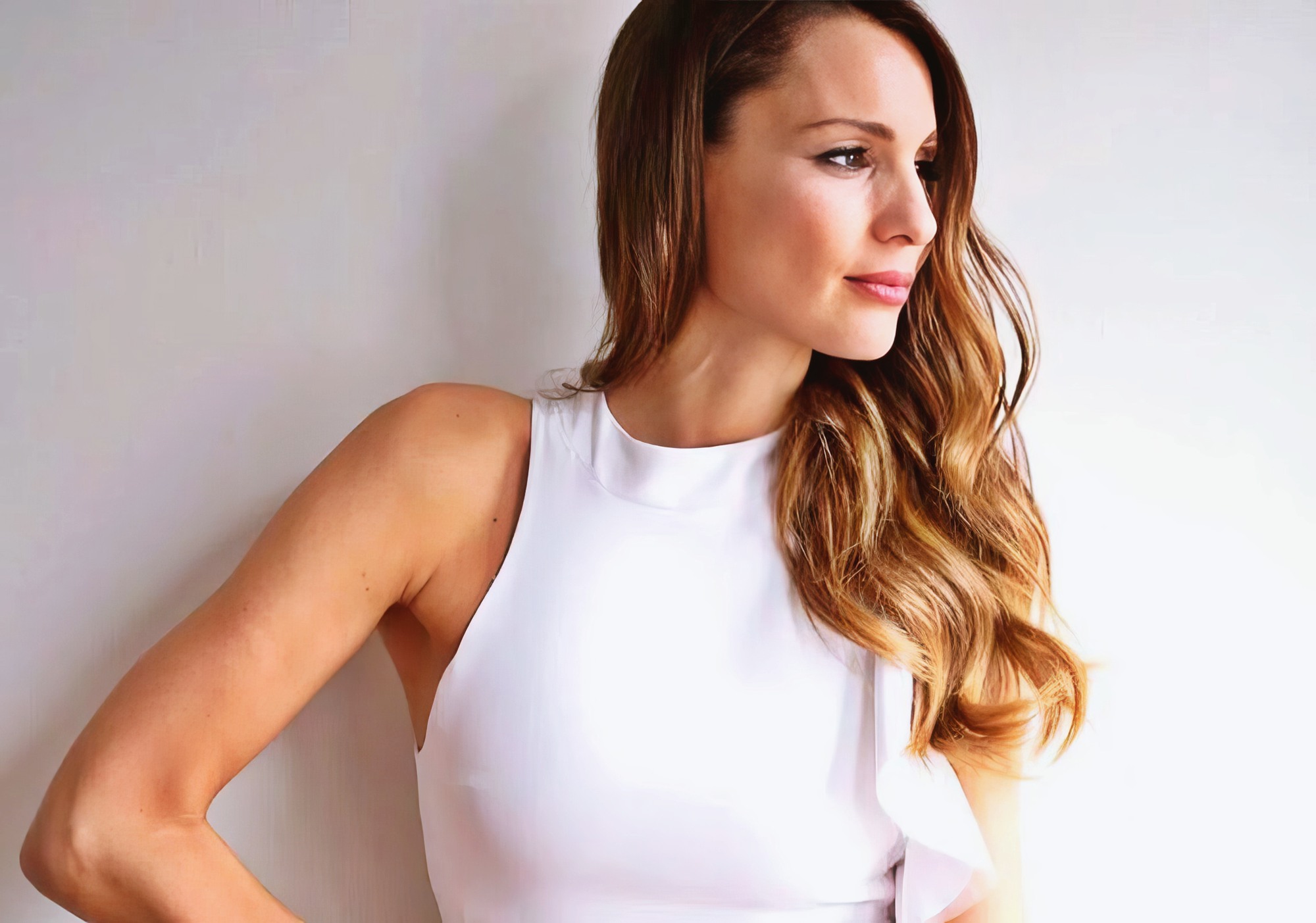 Carolina Ardohain Pampita at 45 Years Old IA/AI Recreation as Erotic Model Latin Slender Brunette MILF (2023)