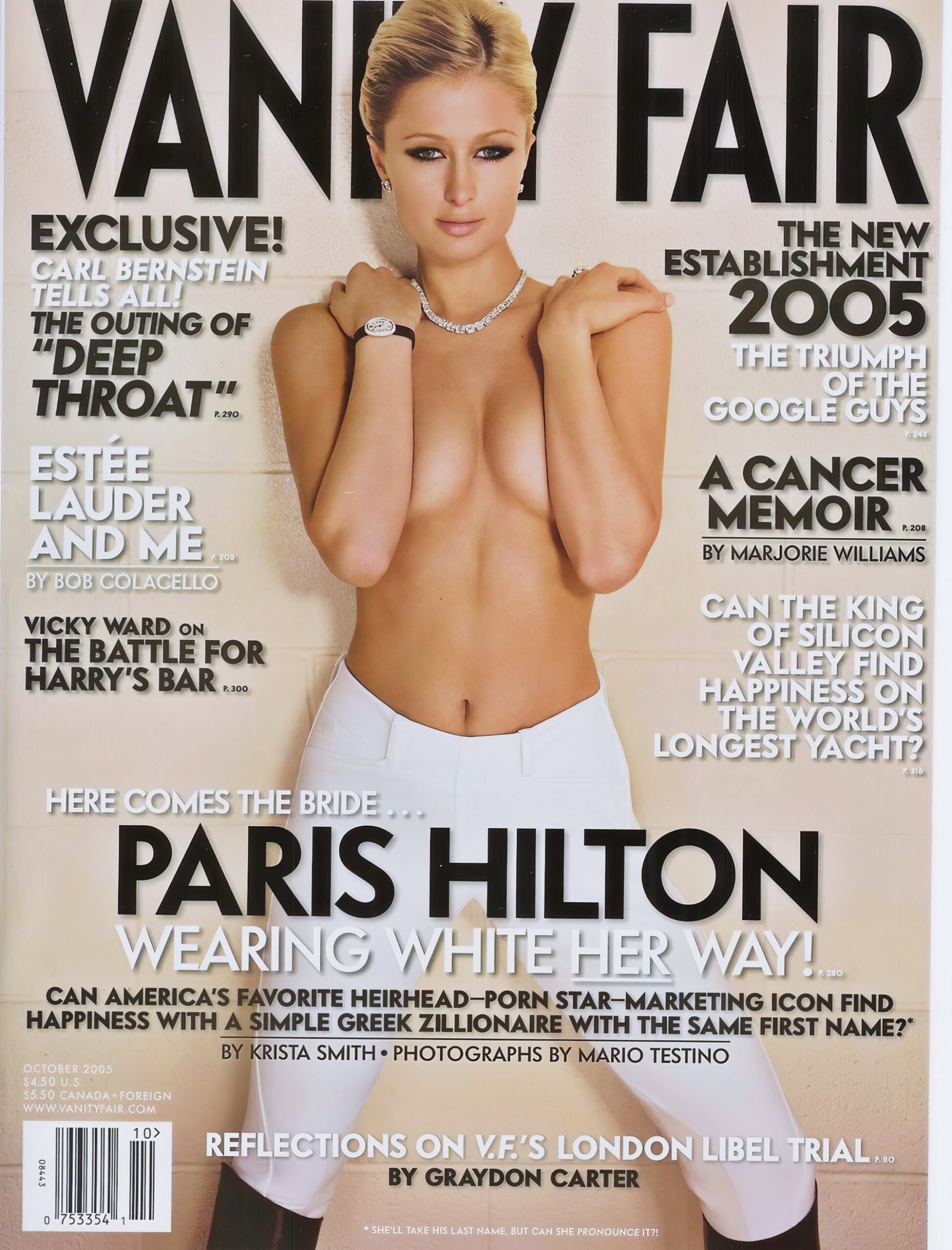 Paris Hilton as Centerfold (Photo Collection 2001-2021) Natural Blonde Slender