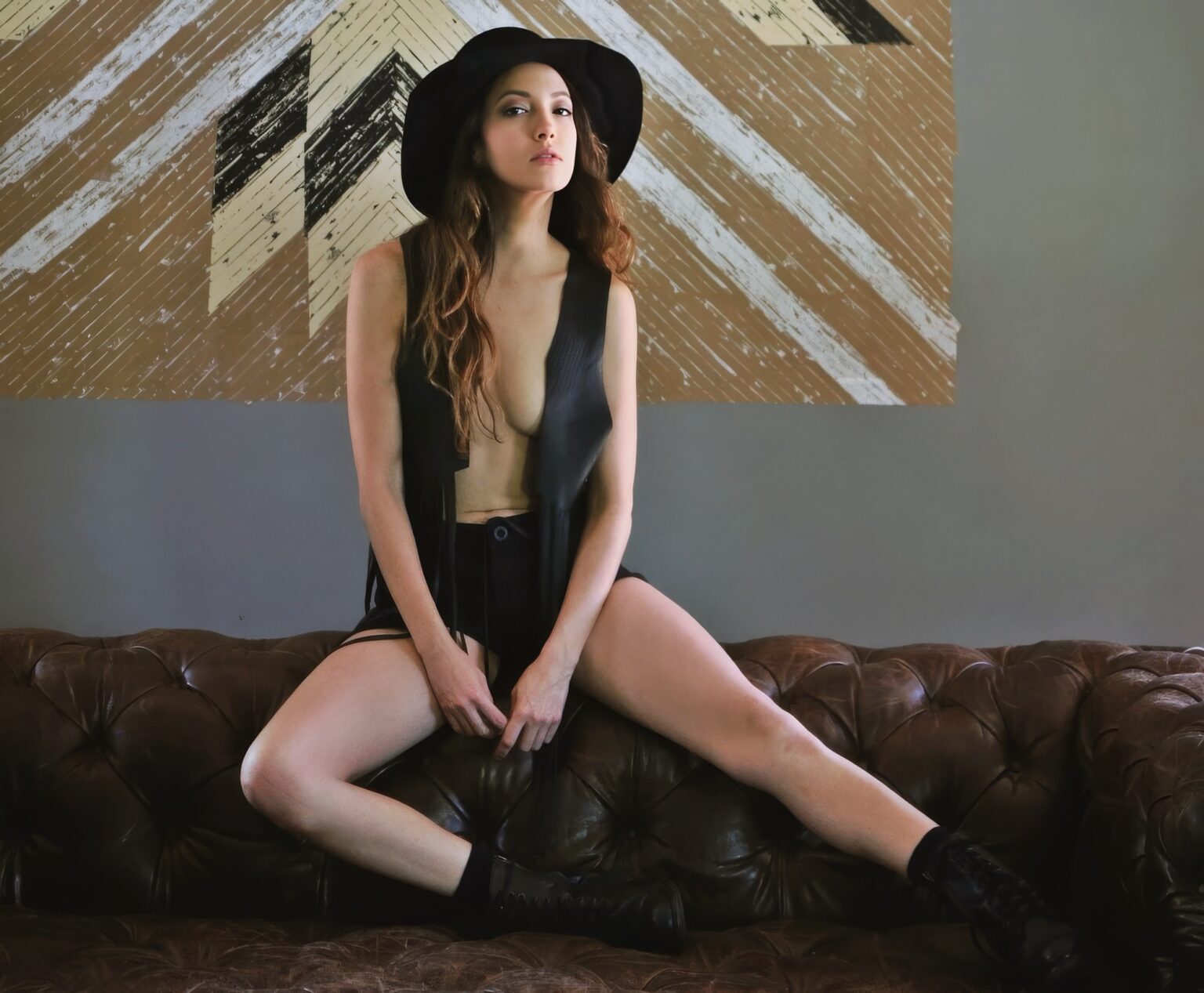 Jenna Haze at 42 Years Old as Erotic Art Nude Model (2024)