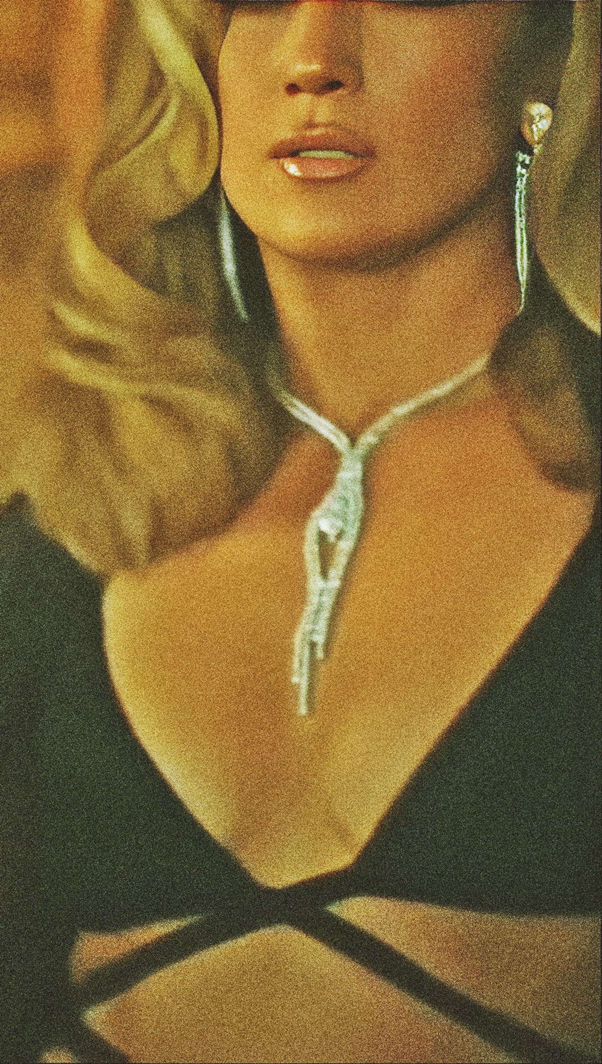 Jennifer Lopez at 55 Years Old as Erotic Sexy Lady Black Nightdress (2025)