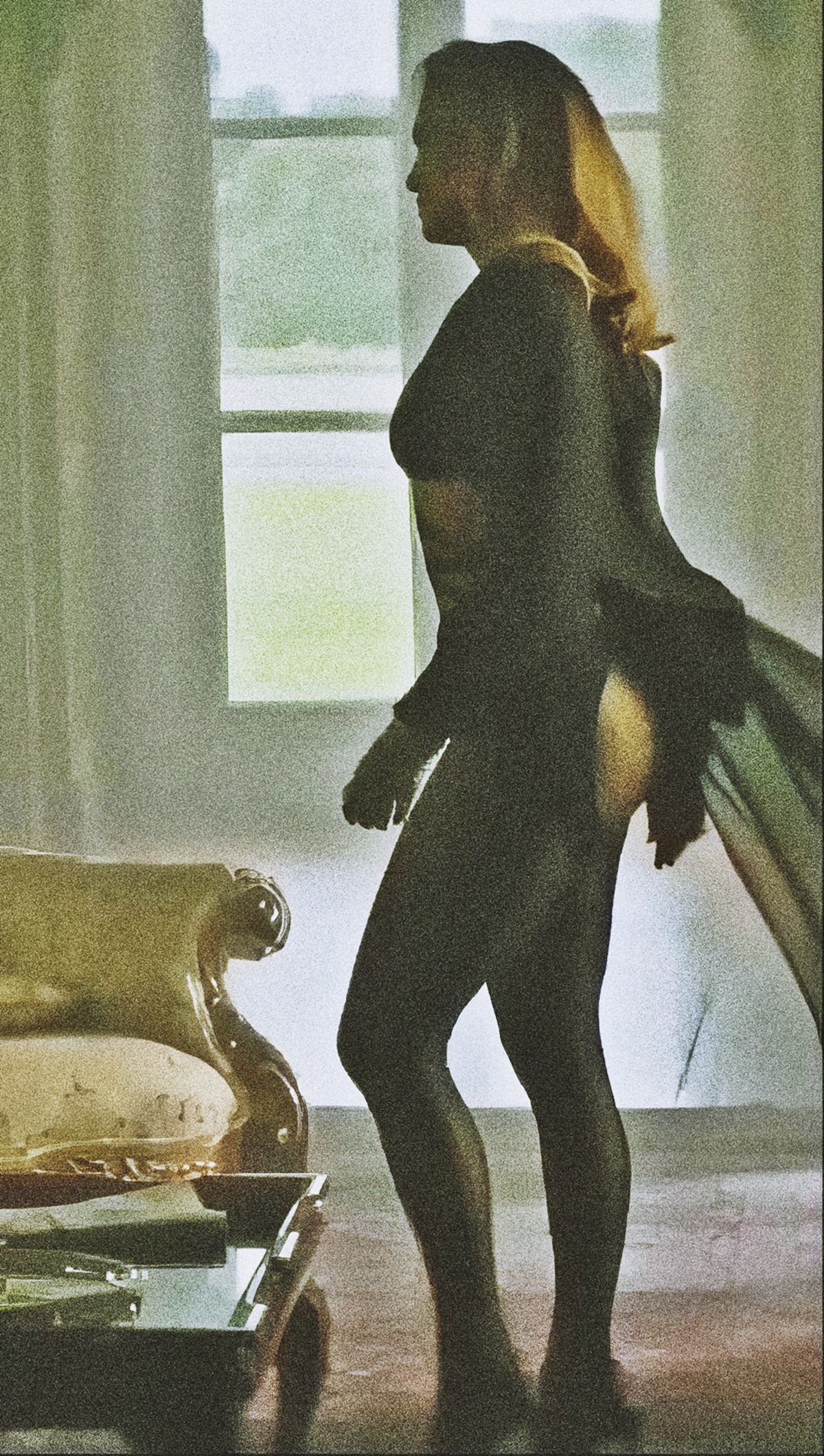 Jennifer Lopez at 55 Years Old as Erotic Sexy Lady Black Nightdress (2025)