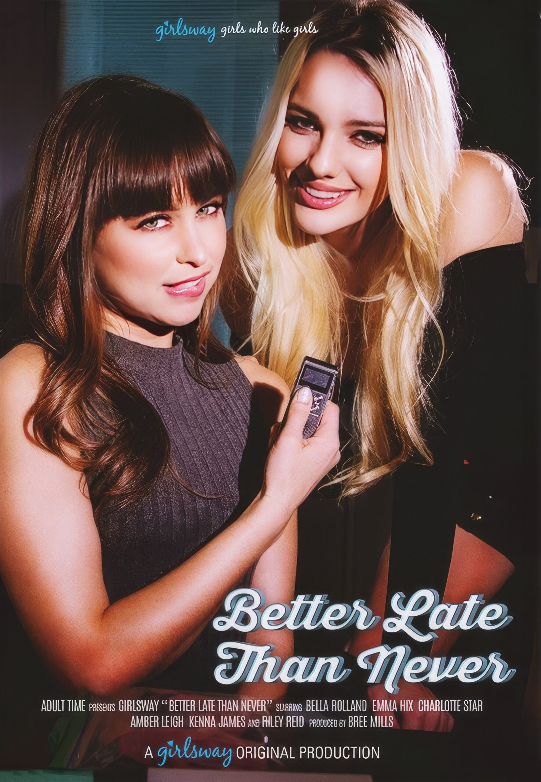 Kenna James y Riley Reid: Better Late Than Never (Girlsway, 2019)