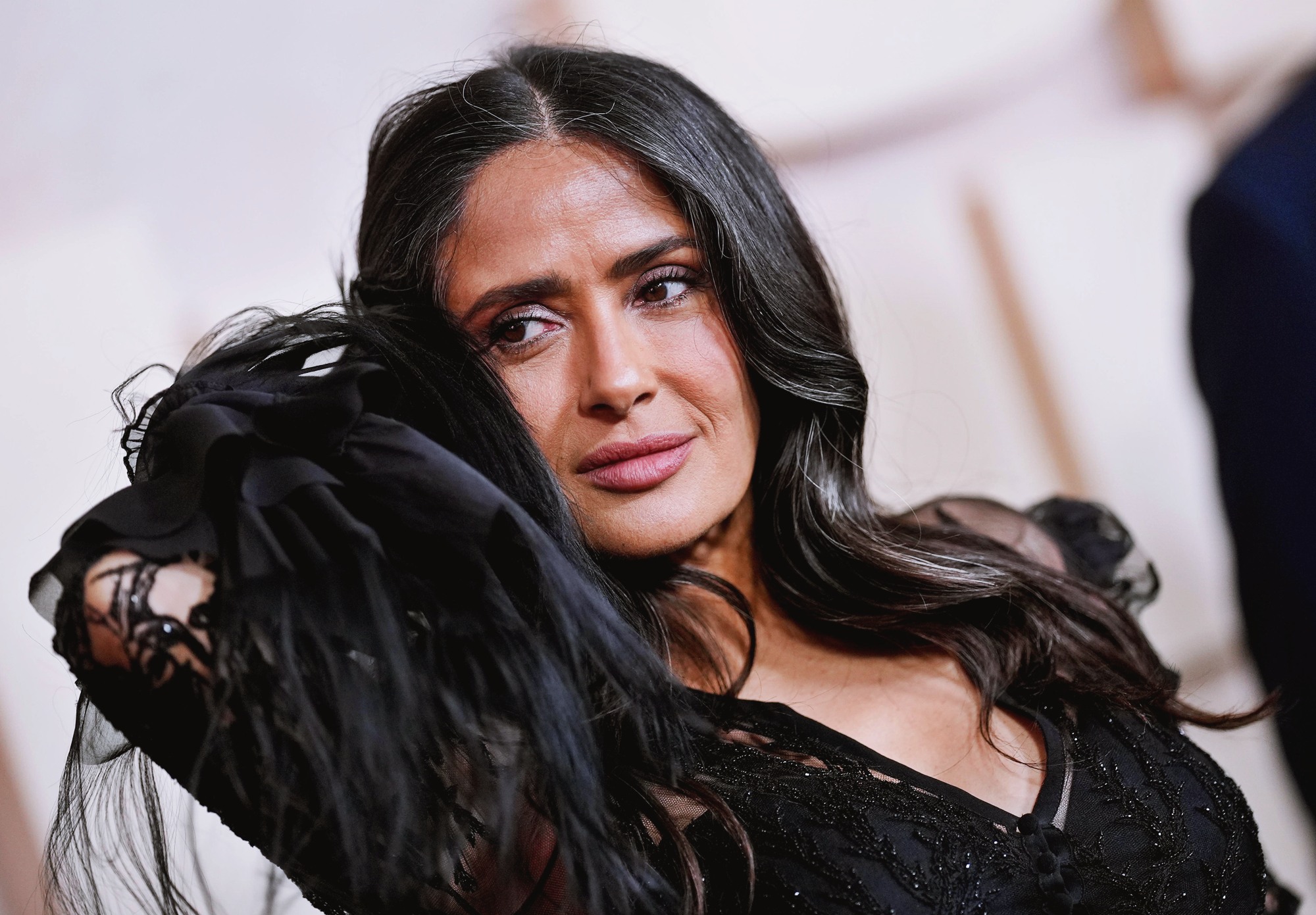 Salma Hayek at 58 Years Old as Centerfold Erotic Latin MILF Bombhsell (2025)