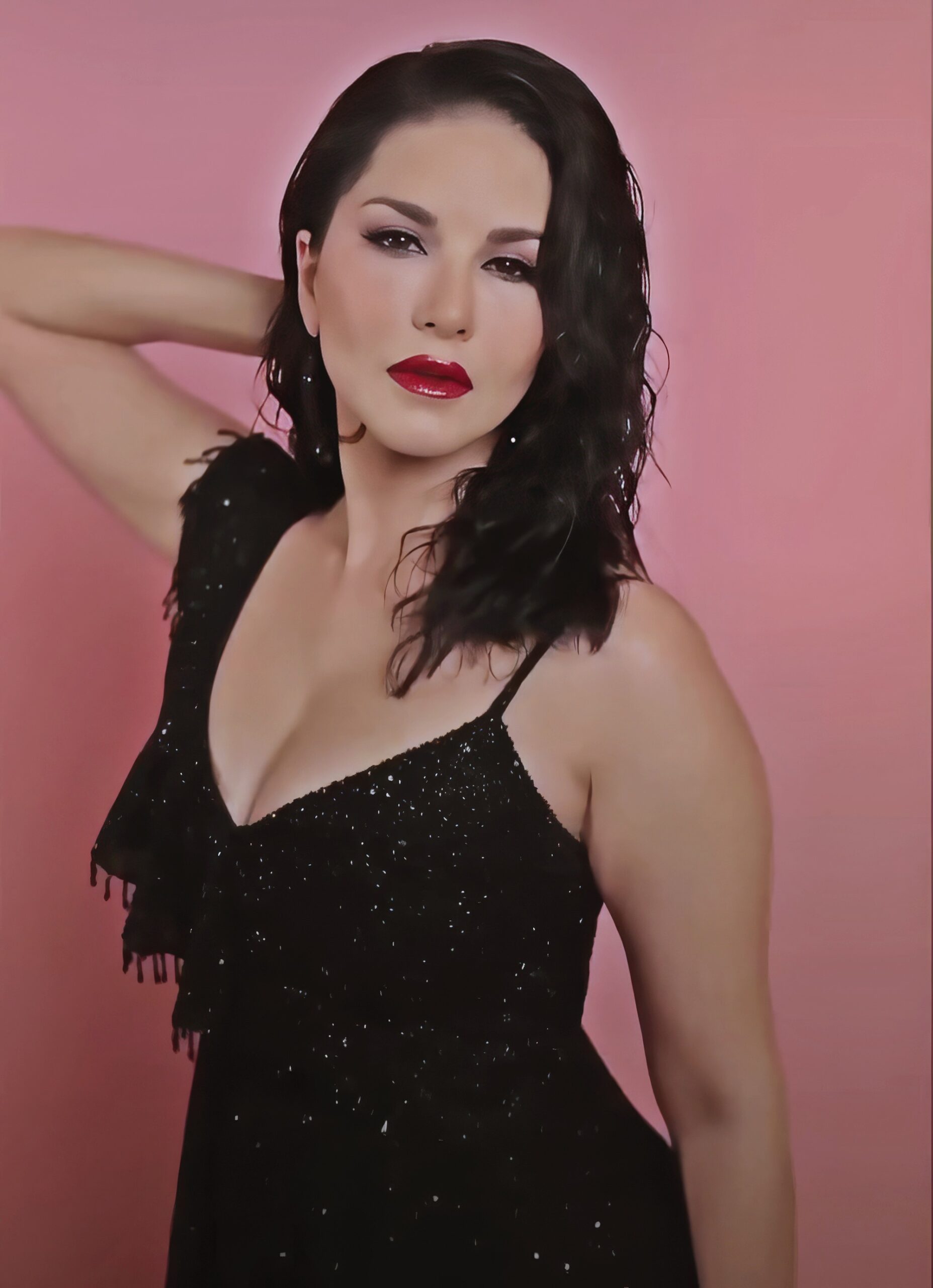 Sunny Leone at 43 Years Old as Erotic Centerfold Model and Bollywood India Star (2024)