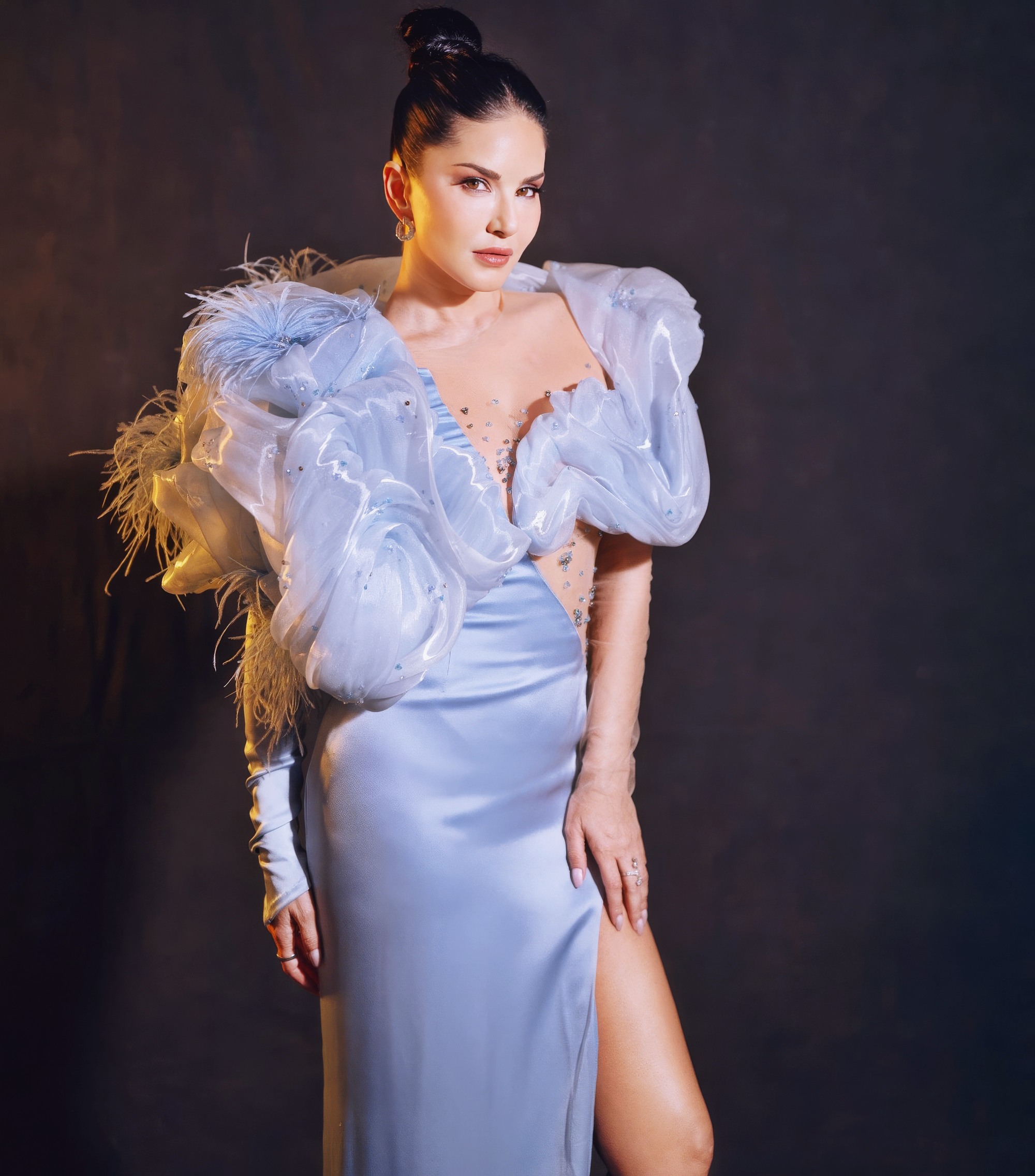 Sunny Leone at 43 Years Old as Erotic Centerfold Model and Bollywood India Star (2024)