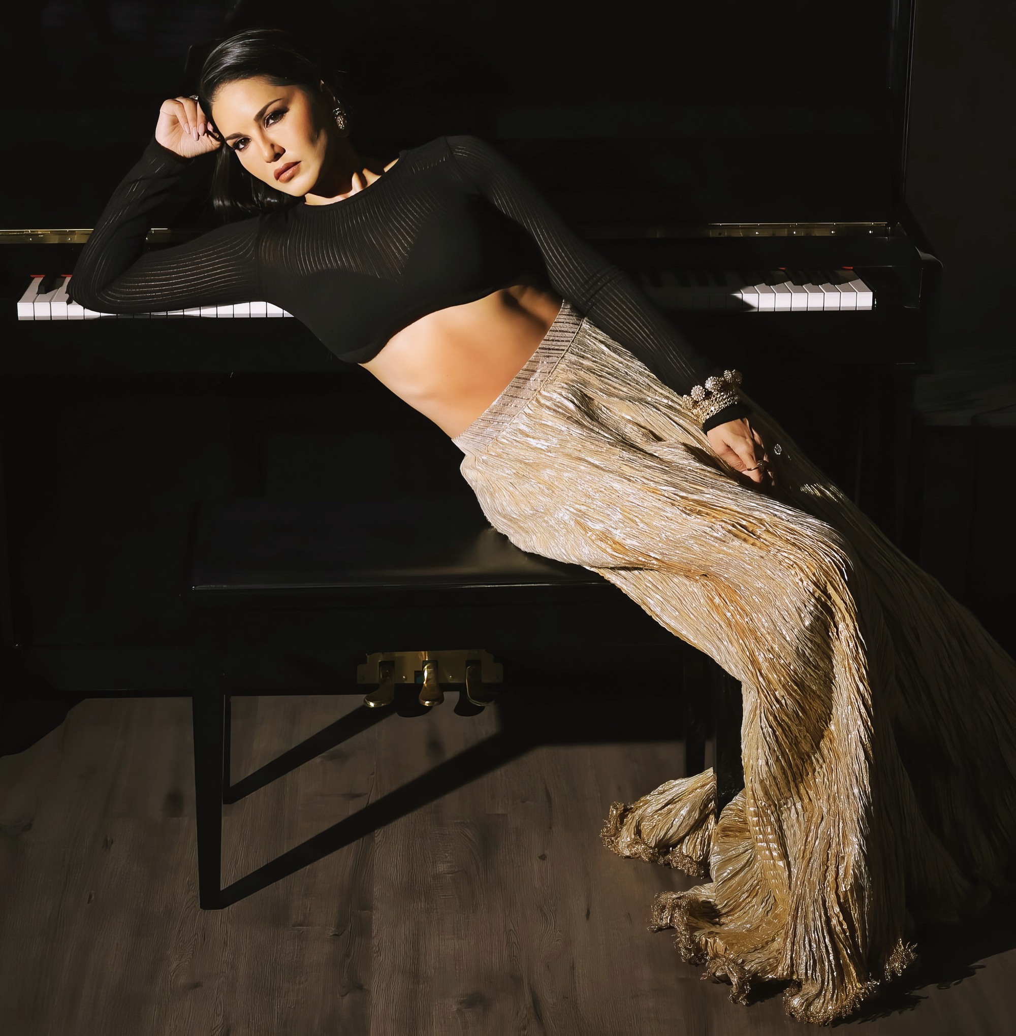 Sunny Leone at 43 Years Old: Turning the glam dial up (2024)