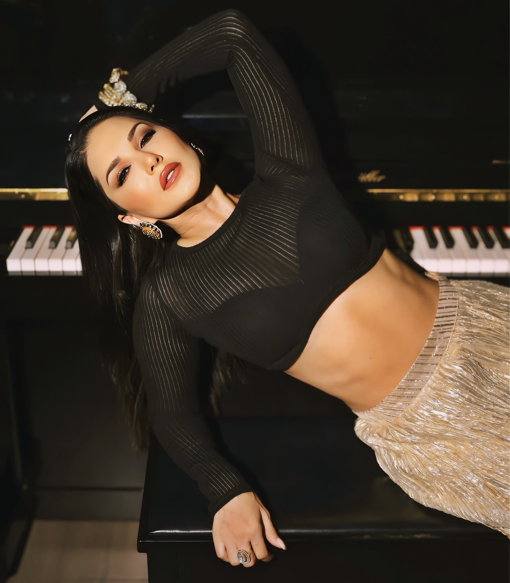 Sunny Leone at 43 Years Old: Turning the glam dial up (2024)