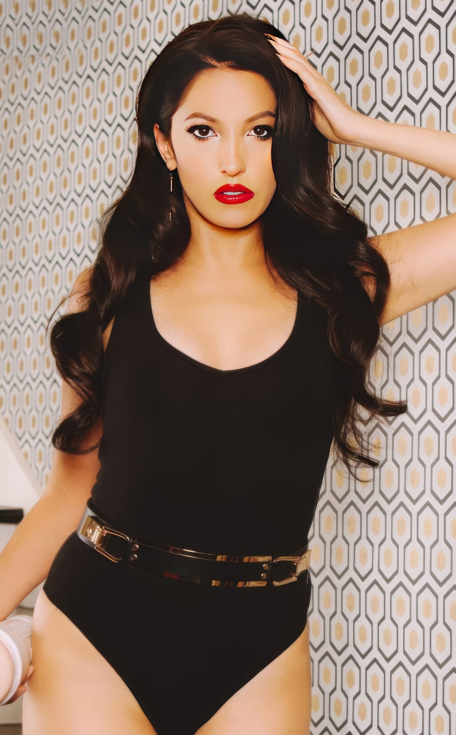 La retirada: Jenna Haze retiress all natural brunette petit black bodysuitswim lingerie 32 years old 2018