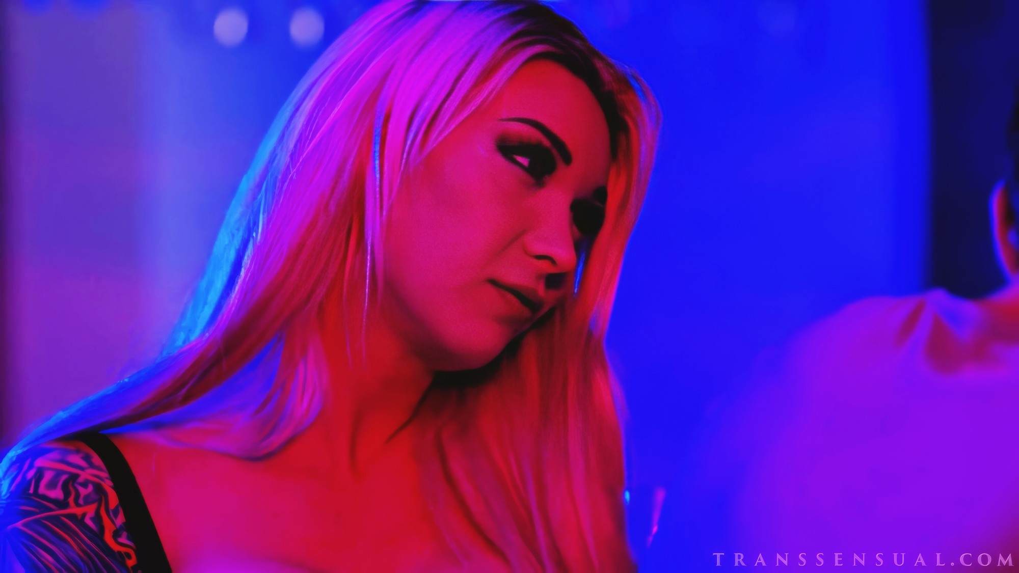 Aubrey Kate at 30 Years Old: Some TS Like It Hot Scene 3 (TransSensual, 2020) Blonde Busty MILF Shemale TS Girl Sex Bed