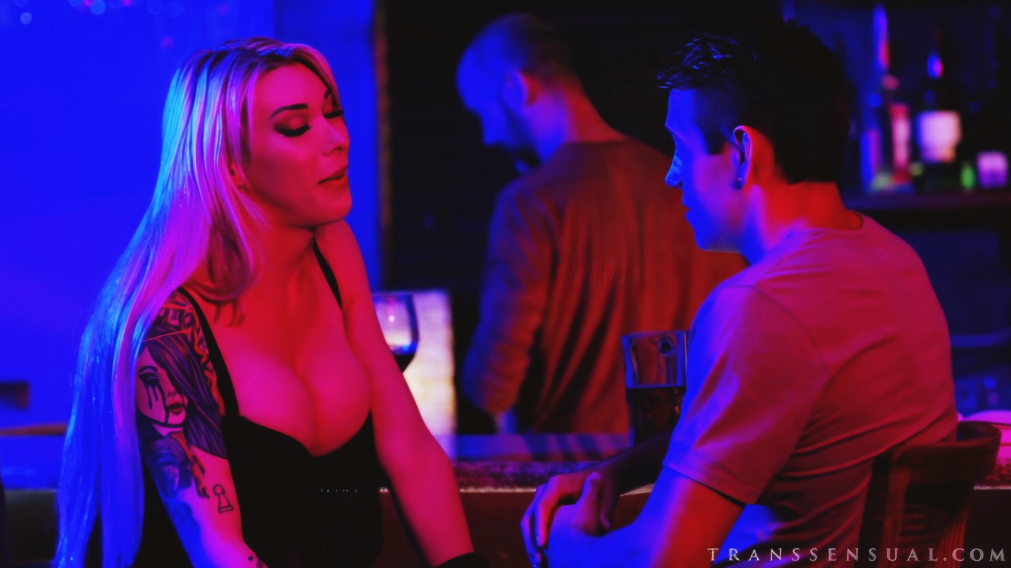 Aubrey Kate at 30 Years Old: Some TS Like It Hot Scene 3 (TransSensual, 2020) Blonde Busty MILF Shemale TS Girl Sex Bed