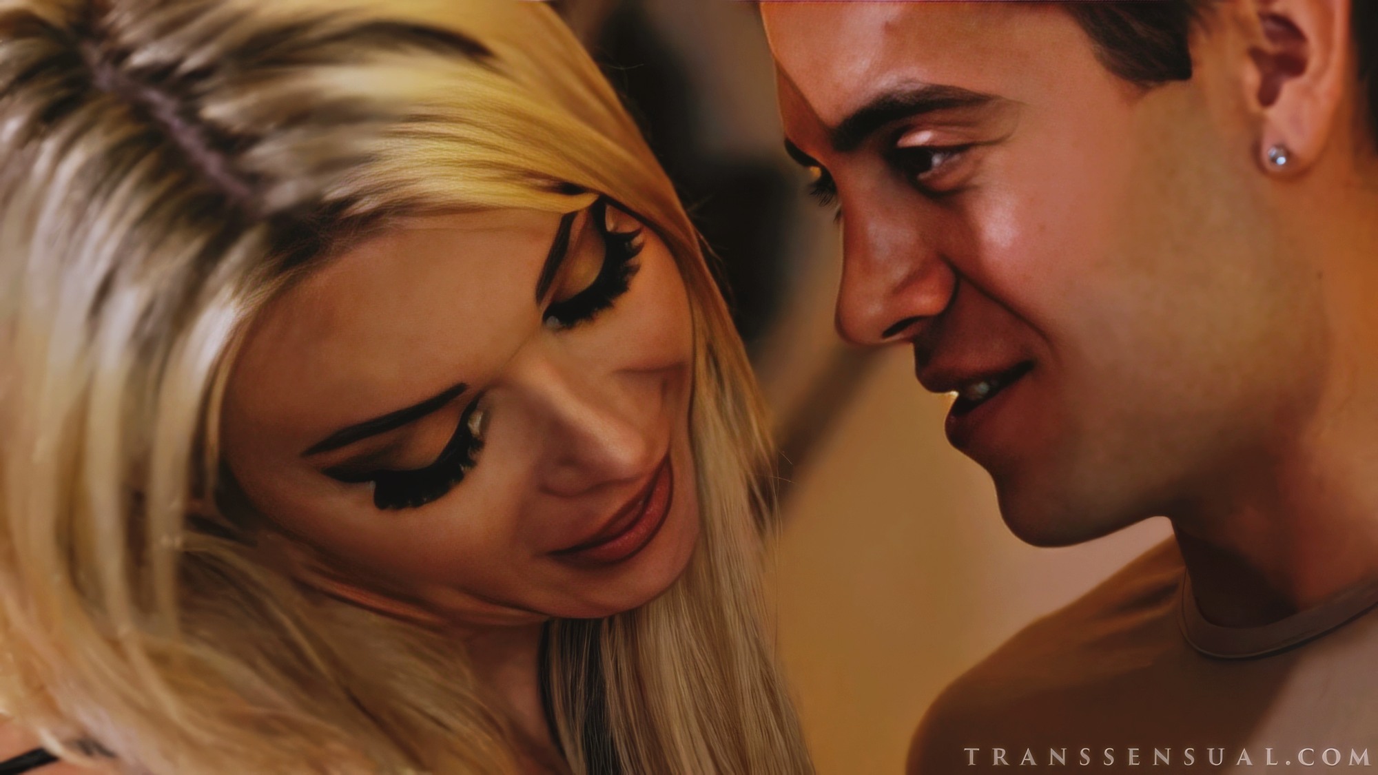 Aubrey Kate at 30 Years Old: Some TS Like It Hot Scene 3 (TransSensual, 2020) Blonde Busty MILF Shemale TS Girl Sex Bed