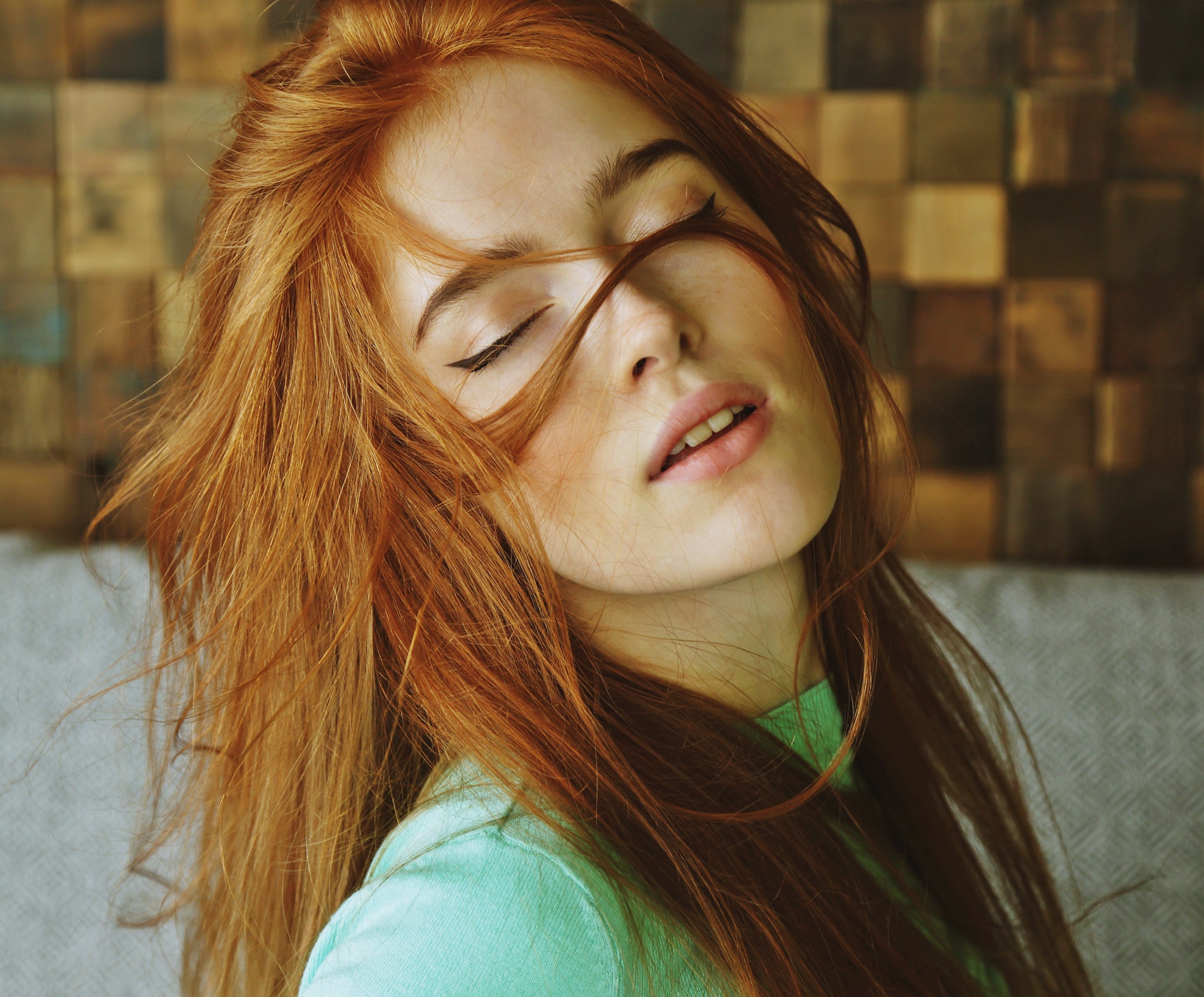 Jia Lissa at 20 Years Old (2017) as Best Female Performer of the Year 2021 Redhead Face Portrait