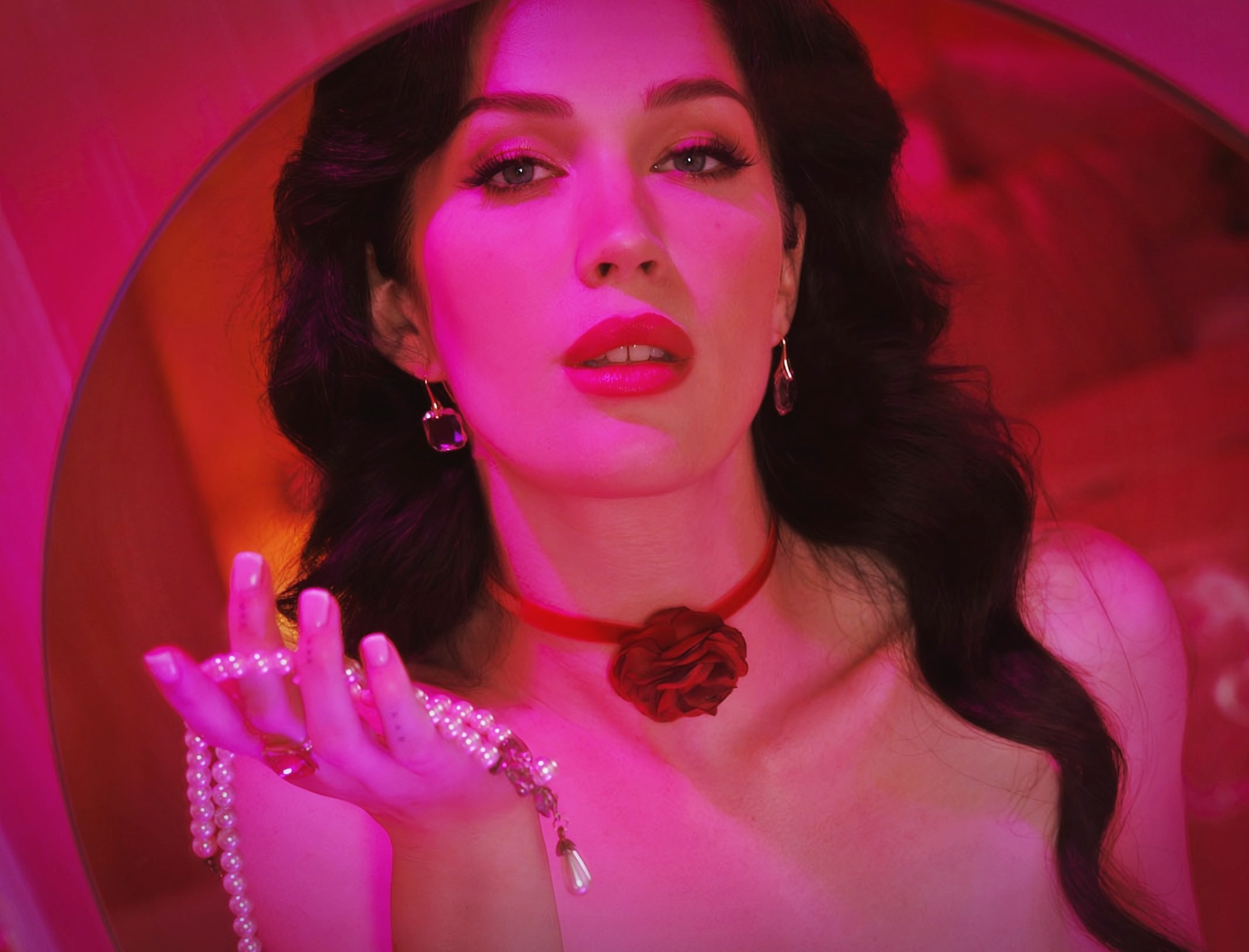 Evelyn Claire at 28 Years Old: Magenta Magic (Playboy, 2025)