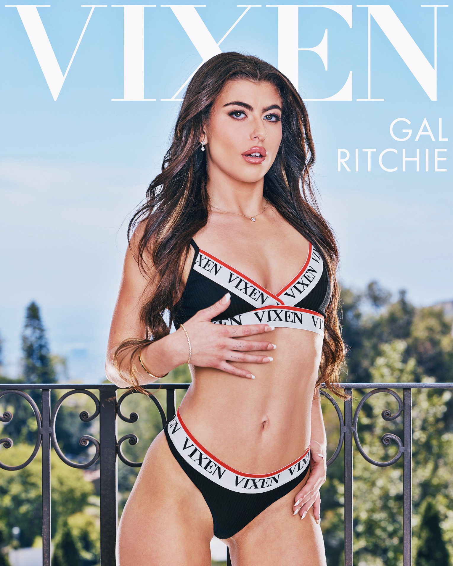 Gal Ritchie at 25 Years Old: Sexy Gal Is Horny For More (Vixen, 2026) Slender Nubile Brunette All Natural Black Swuimsuit Brand