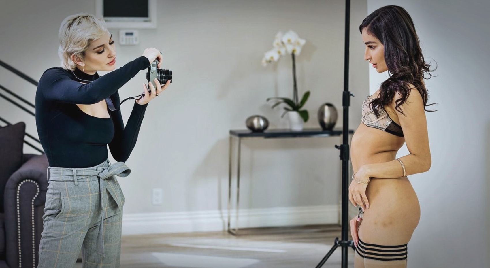 Emily Willis at 22 Years Old and Skye Blue at 24 Years Old: Naked: Emily and Skye (DigitalPlayground, 2021) Lesbian Sex Scene Photoset
