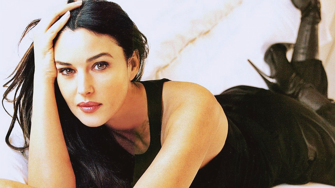 Monica Bellucci at 30 Years Old Brunette Italian Model Almost Pornstar Photo Collection 1990-2026