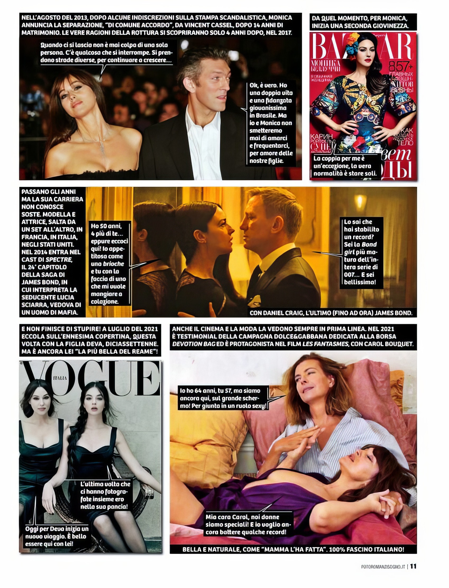 Monica Bellucci: Sogno Fotoromanzi 61 (October, 2021)