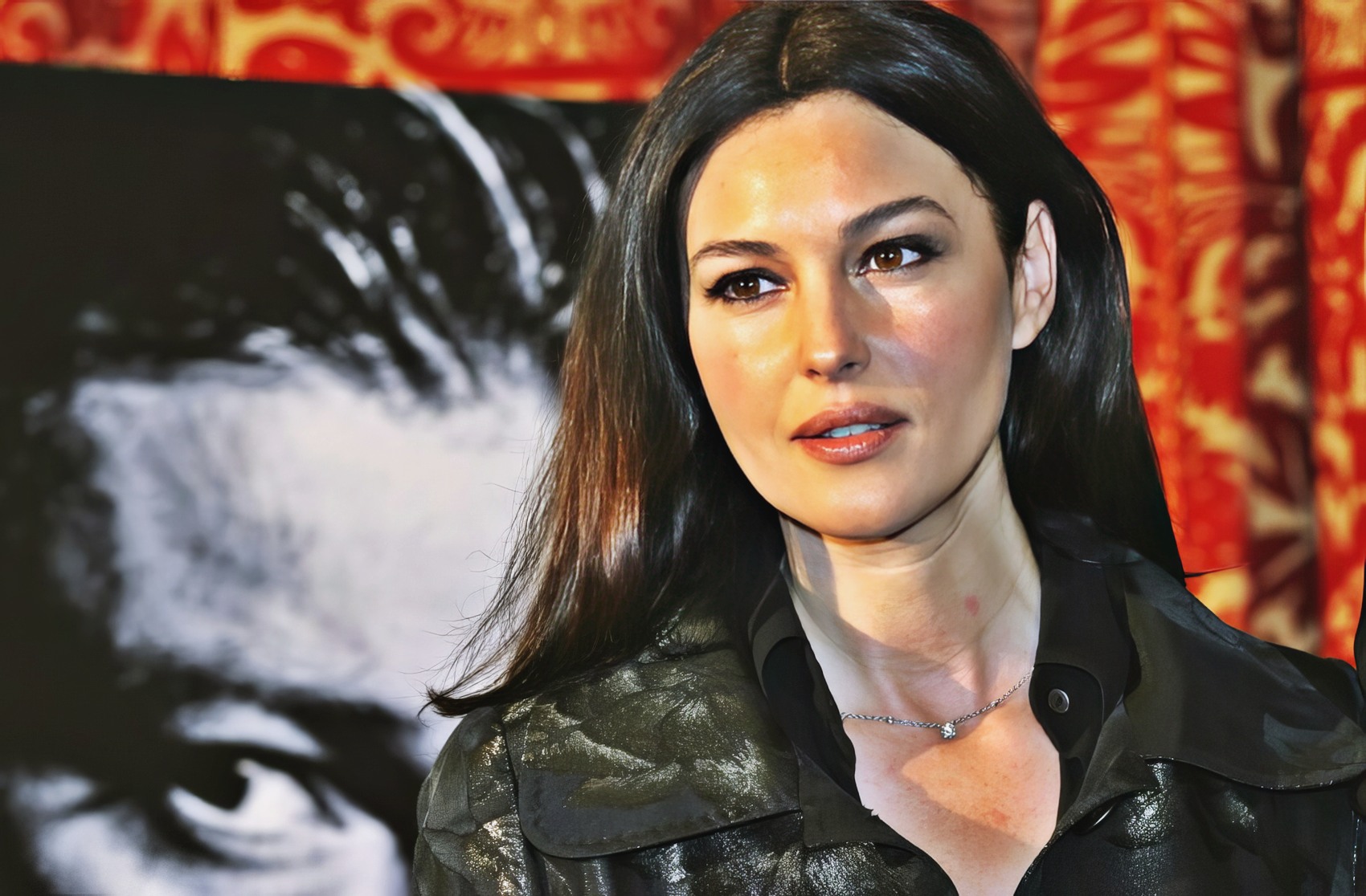 Monica Bellucci at 40 Years Old at Agents Secrets Premiere Film (2004)