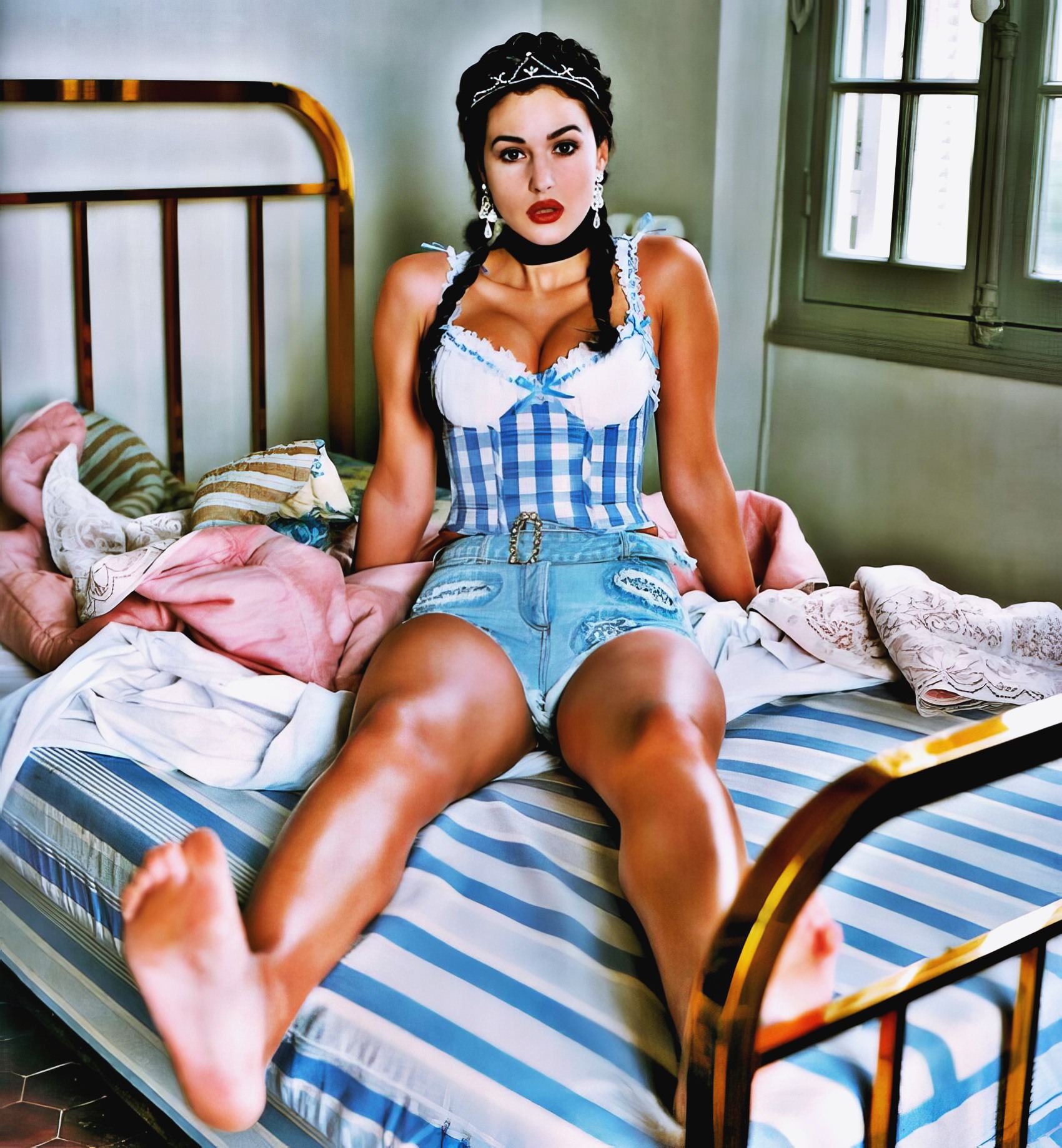 Monica Bellucci at 29 Years Old: A Gun For Hire (Blumarine-1993-1999)