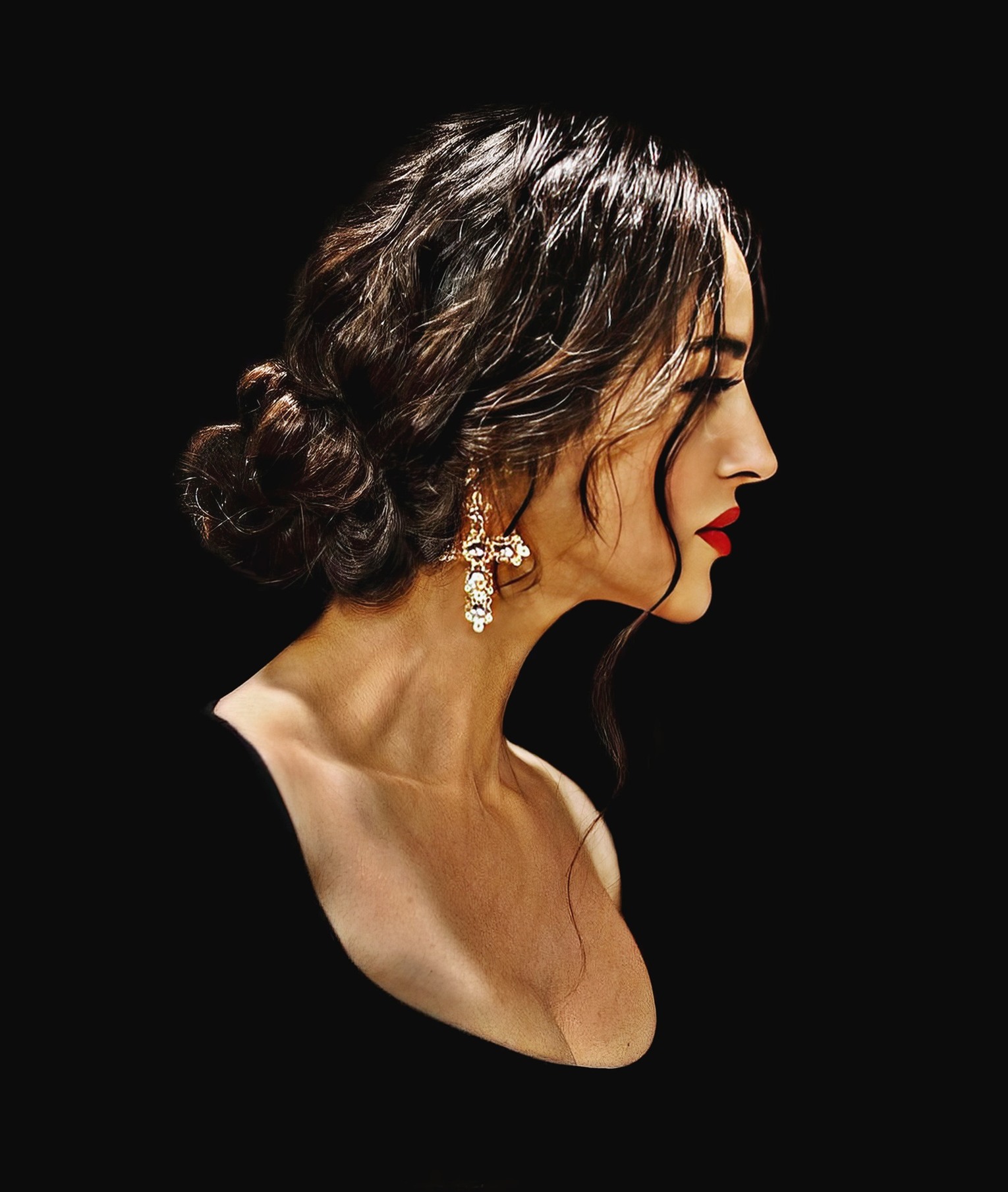 Monica Bellicci at 60 Years Old Celebration (2024) Face Portrait