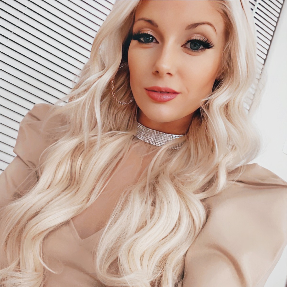 Charlotte Stokely at 36 Years Old as Selfie Erotic Girl (2022) Slender MILF Blonde Delicate Princess