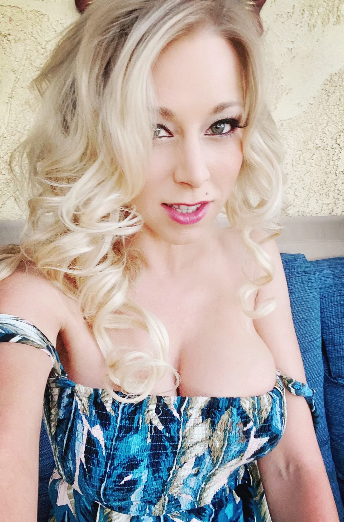 Katie Morgan at 40 Years Old as Selfie Erotic Model Bloned Busty Slender MILF Homeworks (2020)